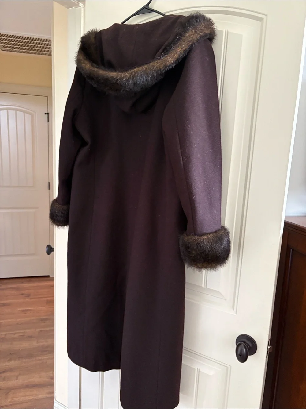 Chocolate-Brown Winter Coat